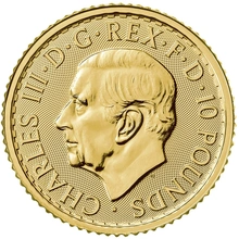 Gouden Britannia Munt 1/10e oz