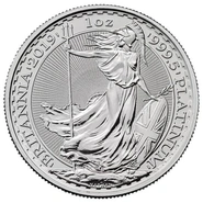 2019 1oz Platinum Britannia Coin