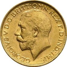 1913 Gold Sovereign - King George V - M