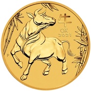 2021 1oz Perth Mint Year of the Ox Gouden Munt