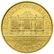 1/10 troy ounce gouden Philharmoniker munt - 2020 (box)