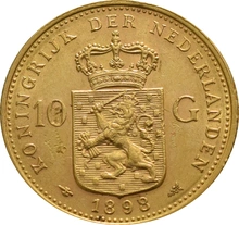 Gouden Tientje 1898 (kroningstientje)
