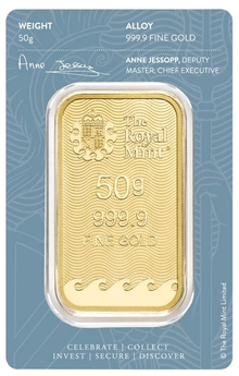 50 Gram Goudbaar Britannia