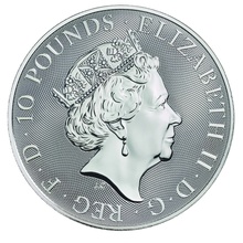 10oz Silver Coin, The Unicorn - Queen's Beast 2019