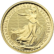 2022 Kwart Ons Britannia Gouden Munt
