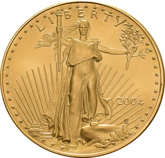 2004 1 troy ounce gouden American Eagle munt