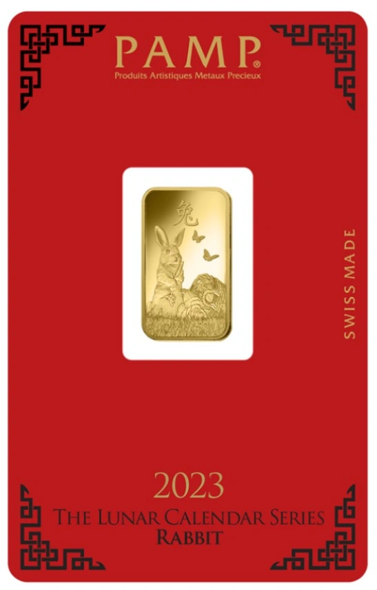 PAMP 2023 Year of the Rabbit 5g Goudbaar