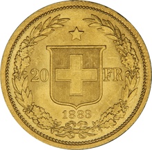 20 Zwitserse Franc Libertas