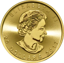 2017 Half Ounce Gold Maple