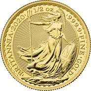 1/2 troy ounce gouden Britannia munt - 2020