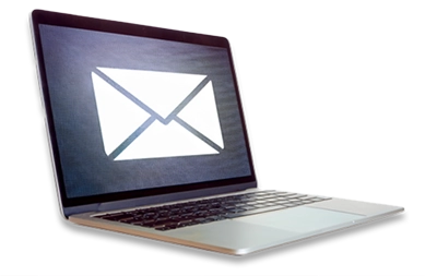 Nieuwsbrief e-mail alert op mobiel